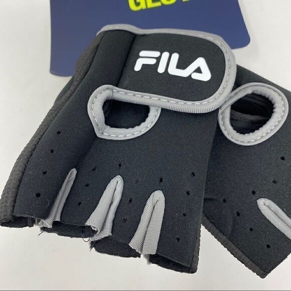 Fila Women’s Workout Cycling Peleton Spinning Fingerless Gloves S/M New - Picture 5 of 7